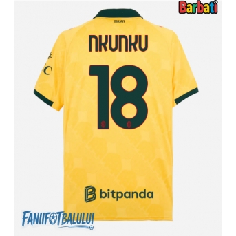 AC Milan Christopher Nkunku #18 Tricou Fotbal Replică 2025-26 Barbati Treilea